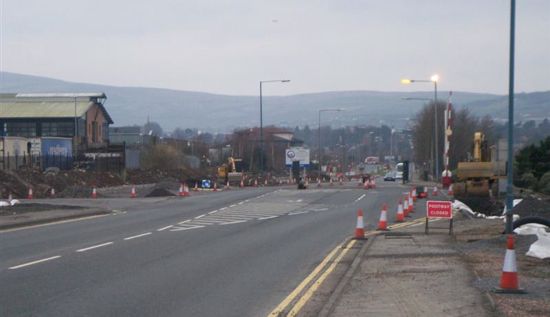 Site of Dargan Road security hut