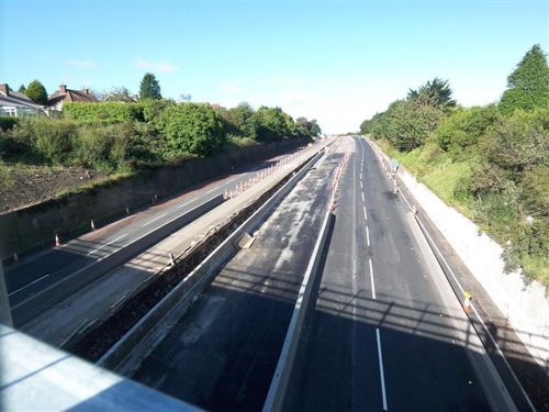 M2 motorway widening Sandyknowes to Greencastle Northern Ireland