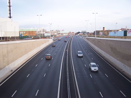 A12 Westlink Belfast Northern Ireland Roads