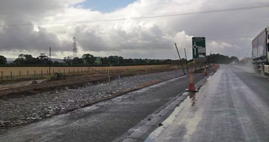 Works on the A2 at Maydown, Derry