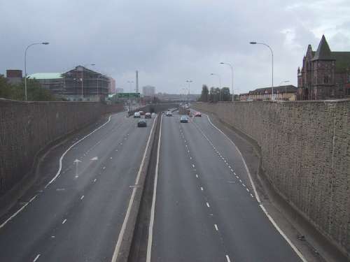 A12 Westlink Belfast Northern Ireland Roads