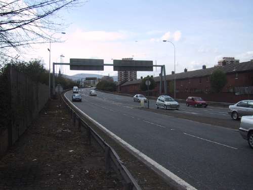 A12 Westlink Belfast Northern Ireland Roads