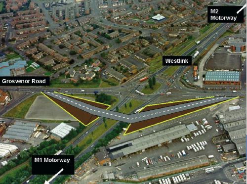 Westlink and M1 Upgrade Northern Ireland Roads Site