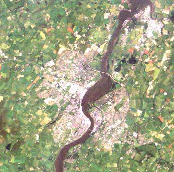 Derry from
                    space [38kB]